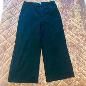 Everlane women’s wide leg black jeans. Size 12.